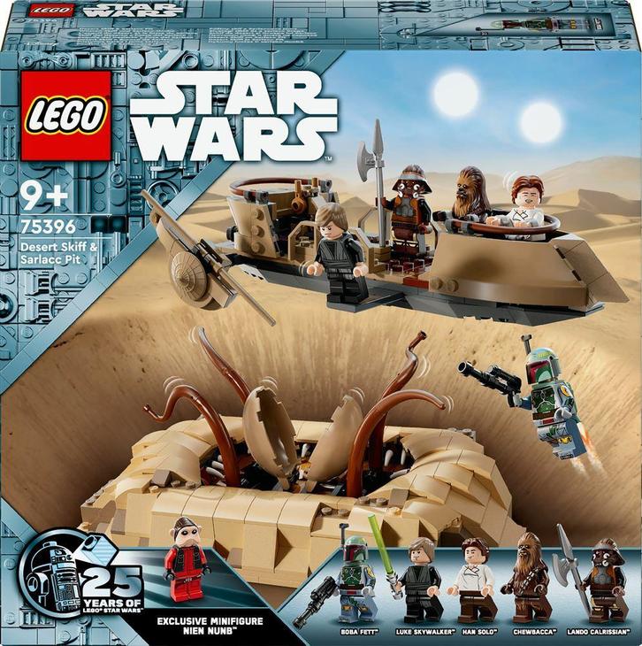 Lego 75396 Star Wars De woestijnskiff en de kuil, Kinderen en Baby's, Speelgoed | Duplo en Lego, Nieuw, Lego, Complete set, Ophalen of Verzenden