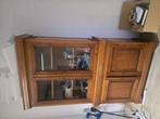 Vitrine style merisier, Maison & Meubles, Enlèvement, Comme neuf, Pin, Merisier