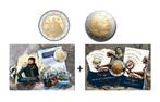 2x 2 euros Malte 2023 Copernicus + Napoleon, Enlèvement ou Envoi, Malte, 2 euros, Monnaie en vrac