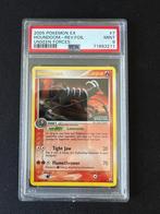 Houndoom reverse foil ex unseen forces psa 9, Ophalen of Verzenden, Zo goed als nieuw, Losse kaart, Foil
