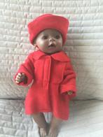 236. Babyborn: Nieuw rood fleece jasje met hoedje, Ophalen of Verzenden, Nieuw, Babypop