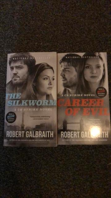Robert Galbraith - The Silkworm & Career of Evil beschikbaar voor biedingen