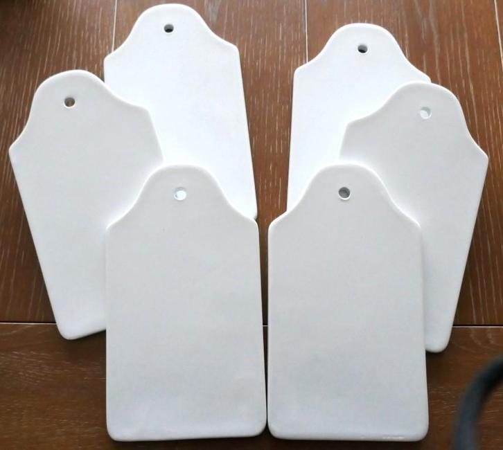 Kaasplankjes porselein, set 6st, 24,5 x 13 x0,3 cm, nieuw, Maison & Meubles, Cuisine | Ustensiles de cuisine, Enlèvement ou Envoi