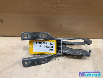 PEUGEOT 307 motorkap scharnier set 2000-2007