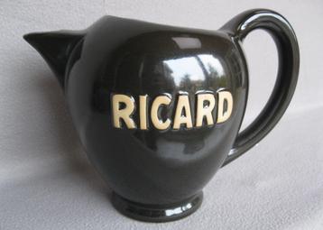 ZELDZAME vintage 3L kruik Ricard zwart beschikbaar voor biedingen
