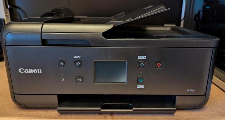 Canon Pixma TR7650 printer/scanner/fax/kopieren..., Informatique & Logiciels, Imprimantes, Comme neuf, Imprimante, Imprimante à jet d'encre