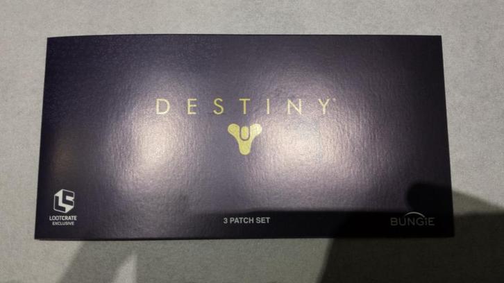 Loot Crate Exclusive Destiny Set of 3 Patches, Verzamelen, Overige Verzamelen, Nieuw, Ophalen of Verzenden