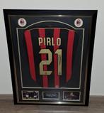 Ingelijst AC Milan shirt gesigneerd door Pirlo met coa, Verzamelen, Ophalen, Nieuw, Shirt