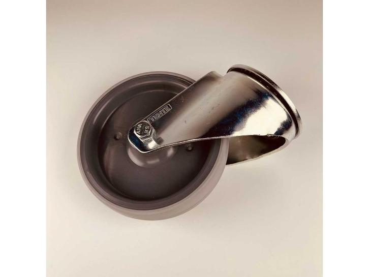 Set van 2 Tente zwenkwielen Ø125 mm x 32 mm Zwaar gebruik, Doe-het-zelf en Bouw, Zwenkwielen, Nieuw, Ophalen of Verzenden