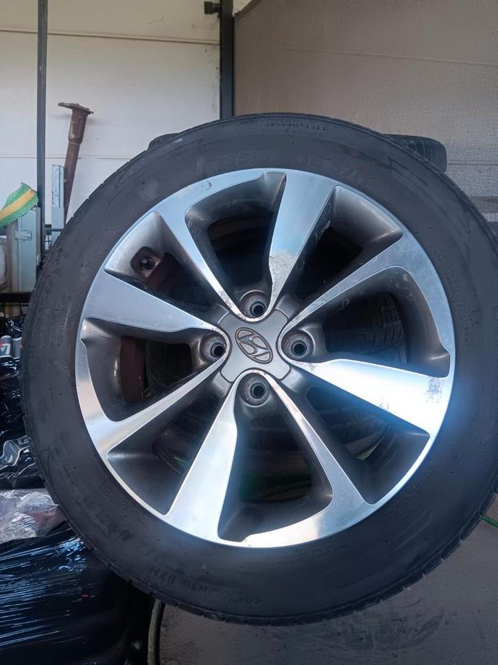 4 allu velgen hyundai i20 kia rio, Auto-onderdelen, Banden en Velgen, Velg(en), Ophalen
