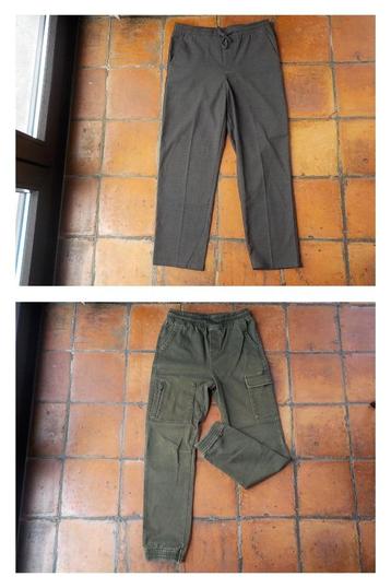 Jongensbroeken H&M Jogger Pull-On maat 152 + Kiabi Cargo bro beschikbaar voor biedingen