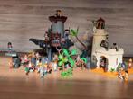 Te koop 2 kastelen/3 complete boxen/35 playmobil., Ophalen, Zo goed als nieuw