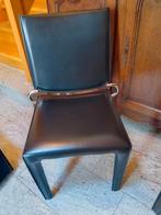 4 Arper , design , lederen stoelen 50 euro stuk, Huis en Inrichting, Stoelen, Ophalen, Zo goed als nieuw
