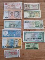 11 bankbiljetten, Timbres & Monnaies, Enlèvement ou Envoi, Billets de banque