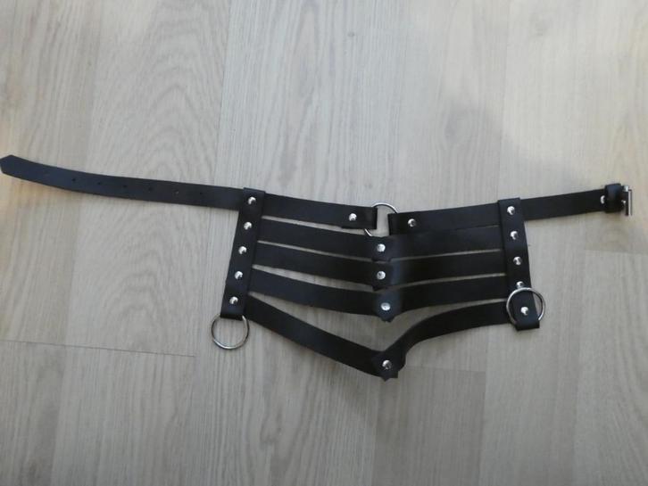 Collar Faux Leather Zwart, Kleding | Dames, Riemen en Ceinturen, Nieuw, Zwart, Ophalen of Verzenden