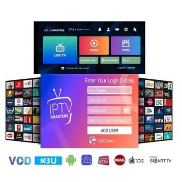 Premium iptv-abonnement, alle internationale 4k-kanalen