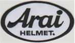 Arai Helmet stoffen opstrijk patch embleem #3, Motoren, Verzenden