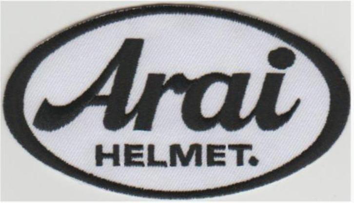 Arai Helmet stoffen opstrijk patch embleem #3, Motoren, Accessoires | Stickers, Verzenden