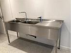 Spoeltafel RVS, Zakelijke goederen, Horeca | Keukenapparatuur, Ophalen, Gebruikt, Inox Meubilair