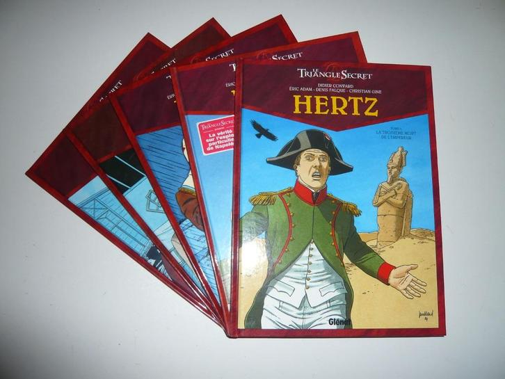 TRIANGLE SECRET – HERTZ tomes 1 à 5 (EO ttbe) de CONVARD, Livres, BD, Comme neuf, Série complète ou Série, Enlèvement ou Envoi