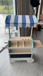 Houten ijskar Lidl, Ophalen, Gebruikt