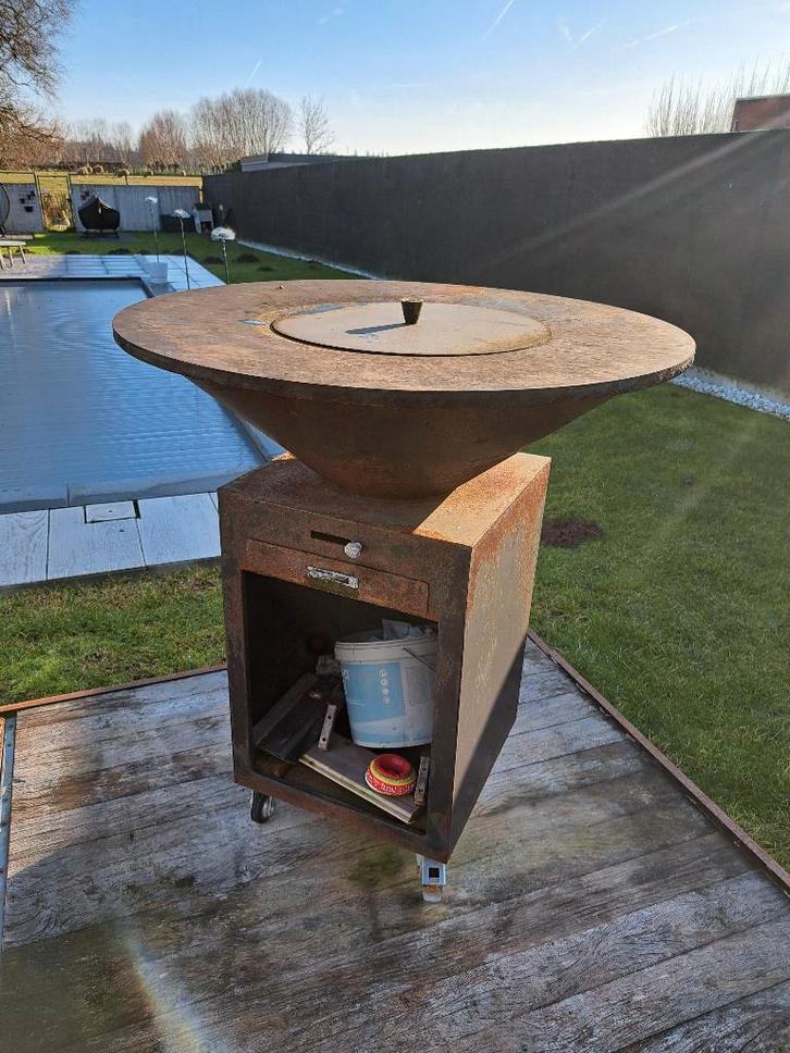 plancha BBQ, Jardin & Terrasse, Bols de feu, Utilisé, Enlèvement