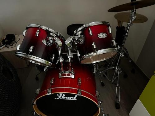 drumstel Pearl Vision - volledige set met extra's, Musique & Instruments, Batteries & Percussions, Utilisé, Pearl, Enlèvement
