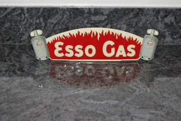 ANCIENNE TOLE PUBLICITAIRE . ESSO GAS, Envoi