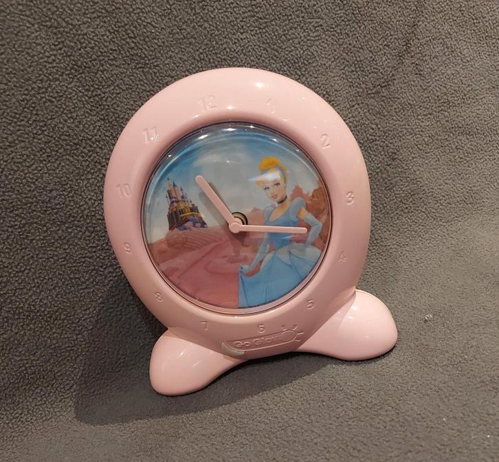 Disney prinses nachtlampje klok (Assepoester), Kinderen en Baby's, Kinderkamer | Inrichting en Decoratie, Zo goed als nieuw, Klok