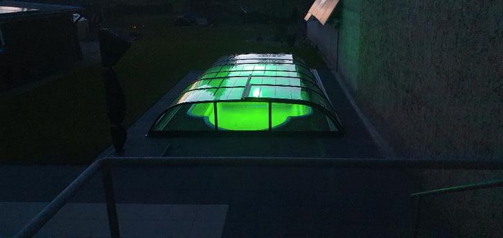 Zwembadoverdekking / pool cover 3.4x6.4x0.8 m , kleur DB703, Jardin & Terrasse, Accessoires de piscine, Neuf, Autres types, Enlèvement ou Envoi