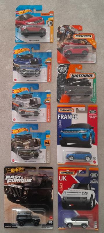 Matchbox/Hot Wheels - Land & Range Rover, Ophalen of Verzenden, Nieuw