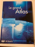 Le Grand Atlas - Ed. de Boeck en très bon état!!, Livres, Atlas & Cartes géographiques, France, Utilisé