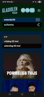 2 tickets Gladiolen zaterdag, Tickets & Billets, Deux personnes