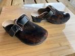 Koeienhuid leder damesklompjes 38 Sanita Clogs, Kleding | Dames, Schoenen, Overige kleuren, Overige typen, Ophalen of Verzenden