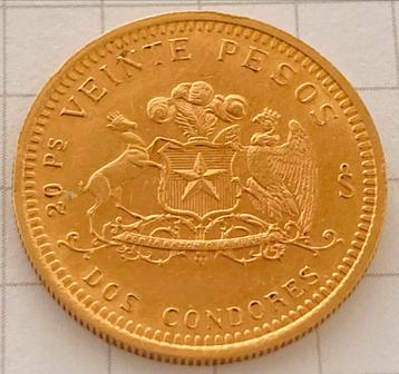 Goud 20 Pesos 1976 Chili beschikbaar voor biedingen
