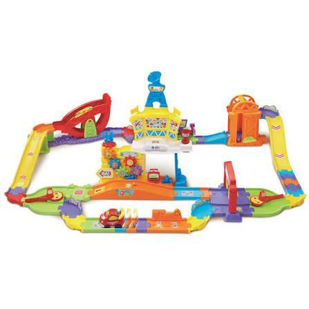 V Tech- Toet Toet Auto’s – Super RC Racecircuit., Kinderen en Baby's, Speelgoed | Vtech, Zo goed als nieuw, Ophalen