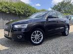 Audi Q3 2.0 TDi S line CUIR/XENON/LED/CRUISE/SENSOR/NAVI, Zwart, USB, Bedrijf, SUV of Terreinwagen