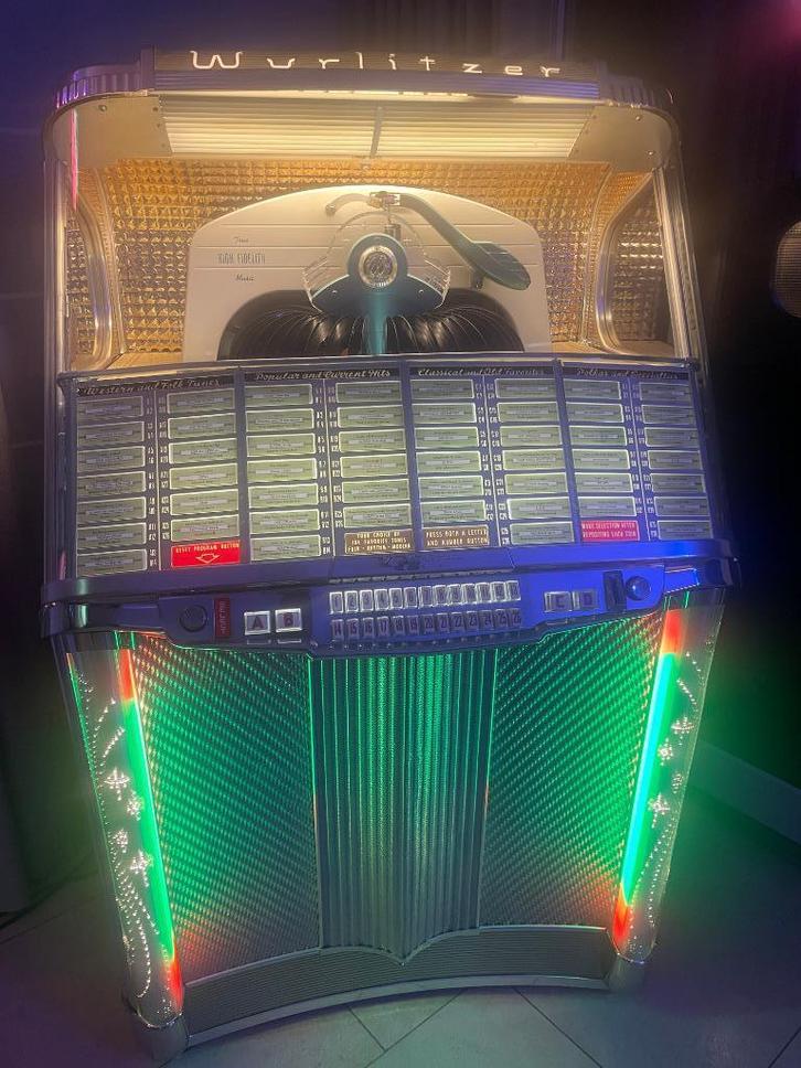 wurlitzer 1900 jukebox, Verzamelen, Automaten | Jukeboxen, Zo goed als nieuw, Wurlitzer, 1950 tot 1960, Ophalen