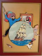 Kuifje, lijst in reliëf, het geheim van de eenhoorn, Ophalen