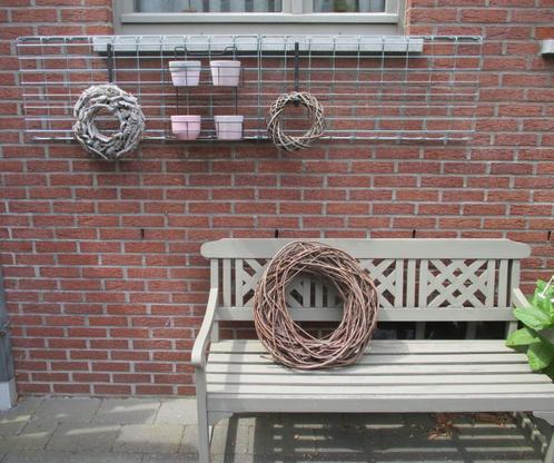 Groot metalen wandrek, Huis en Inrichting, Woonaccessoires | Wandplanken en Boekenplanken, Zo goed als nieuw, Ophalen