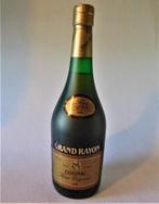 Oude fles Grand Rayon-cognac, Verzamelen, Ophalen of Verzenden, Nieuw, Vol