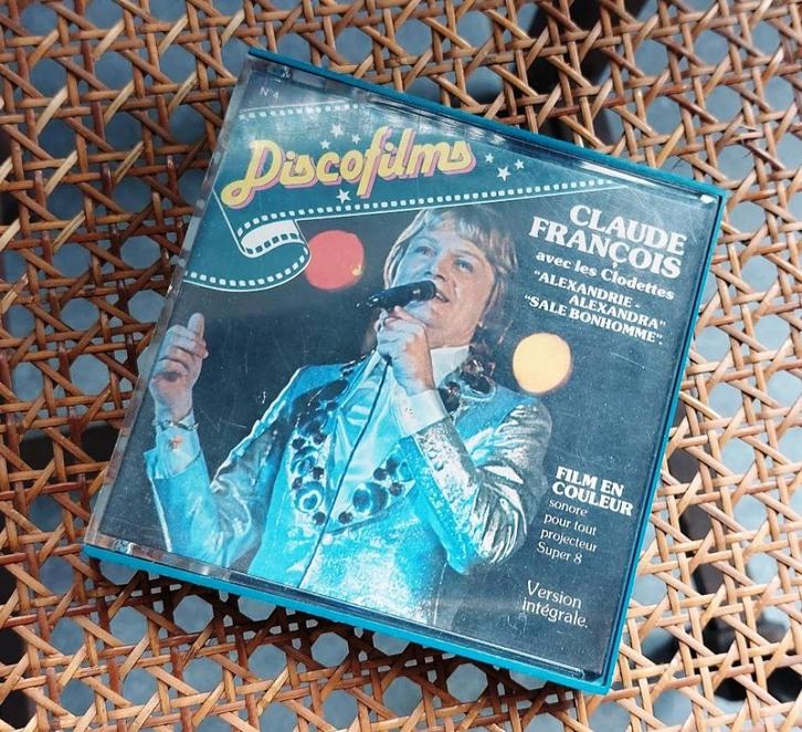 Zeldzame film Super 8 van Claude François, Antiek en Kunst, Curiosa en Brocante, Ophalen of Verzenden