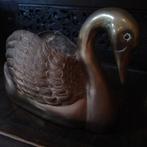 Cygne ancien en cuivre très lourd. 6,2 kg !, Envoi, Cuivre