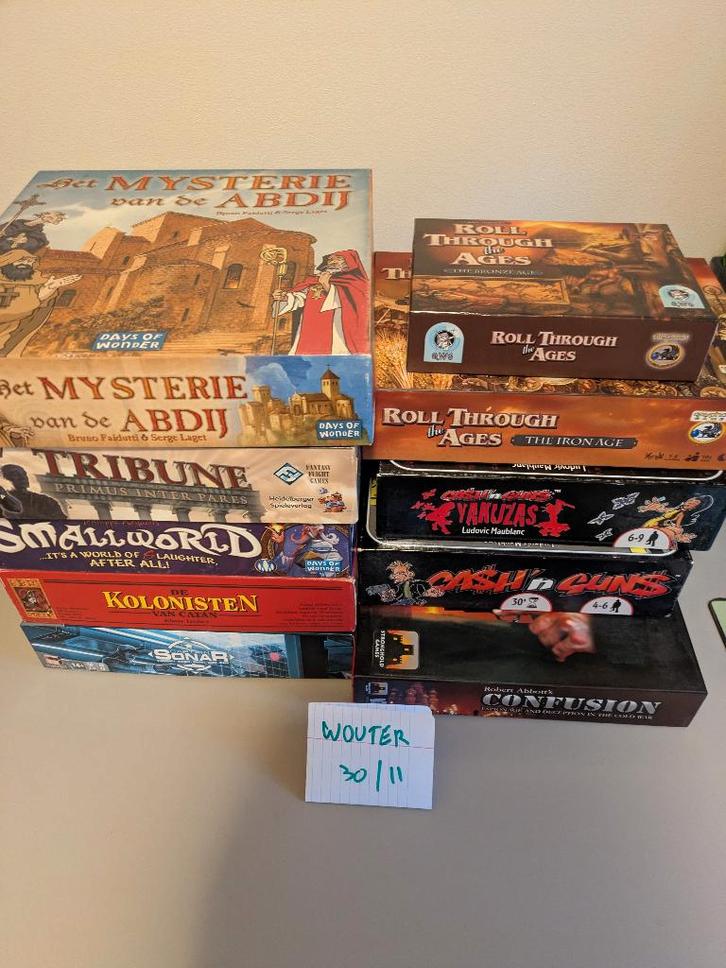 Bordspellen kastopruiming, Hobby en Vrije tijd, Gezelschapsspellen | Bordspellen, Zo goed als nieuw, Ophalen