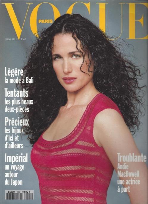 Vogue Paris - Juin / Juillet 1993, Livres, Journaux & Revues, Comme neuf, Magazine féminins, Envoi