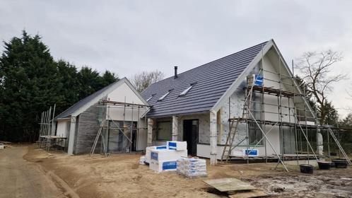 Steiger te koop - zeer compleet, goede staat, Doe-het-zelf en Bouw, Steigers, Gebruikt, Gevelsteiger, 5 meter of hoger, Ophalen