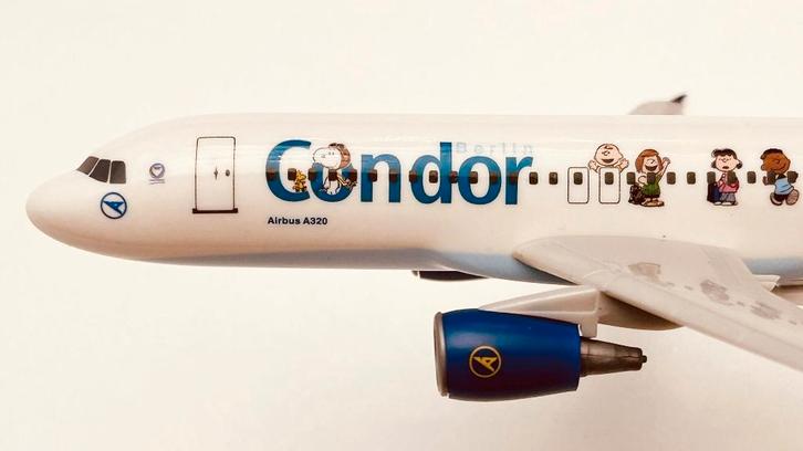 Condor Thomas Cook Echelle 1/200 A320 Peanuts Snoopy D-AICE, Collections, Aviation, Neuf, Modèle réduit, Enlèvement ou Envoi