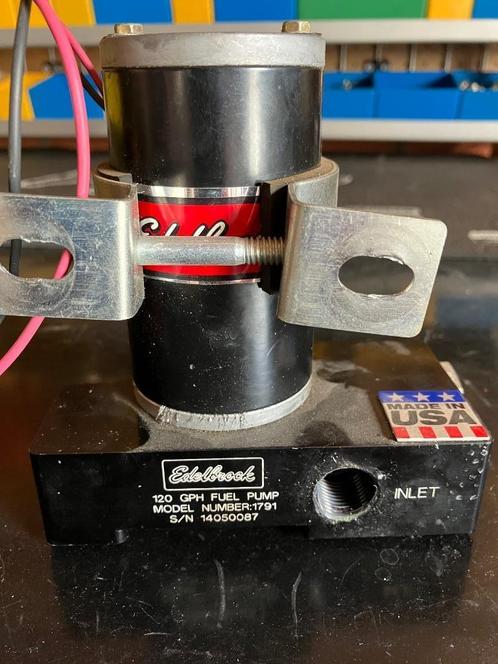 Edelbrock elektrische benzinepomp, Auto-onderdelen, Brandstofsystemen, Oldtimer onderdelen, Ford USA, Gebruikt, Ophalen of Verzenden