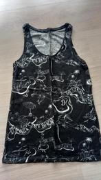 Débardeur noir avec dessins blancs IKKS Women, Kleding | Dames, Topjes, Zwart, Ophalen of Verzenden, Zo goed als nieuw, Ikks