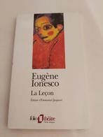 Livre La Leçon - Eugène Ionesco, Livres, Art & Culture | Danse & Théâtre, Théâtre, Comme neuf, Enlèvement
